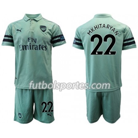 Camisetas Arsenal Mkhitaryan 22 Niño Tercera Equipacion 2018/2019
